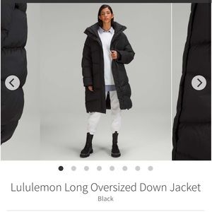 Lululemon Long puffer jacket